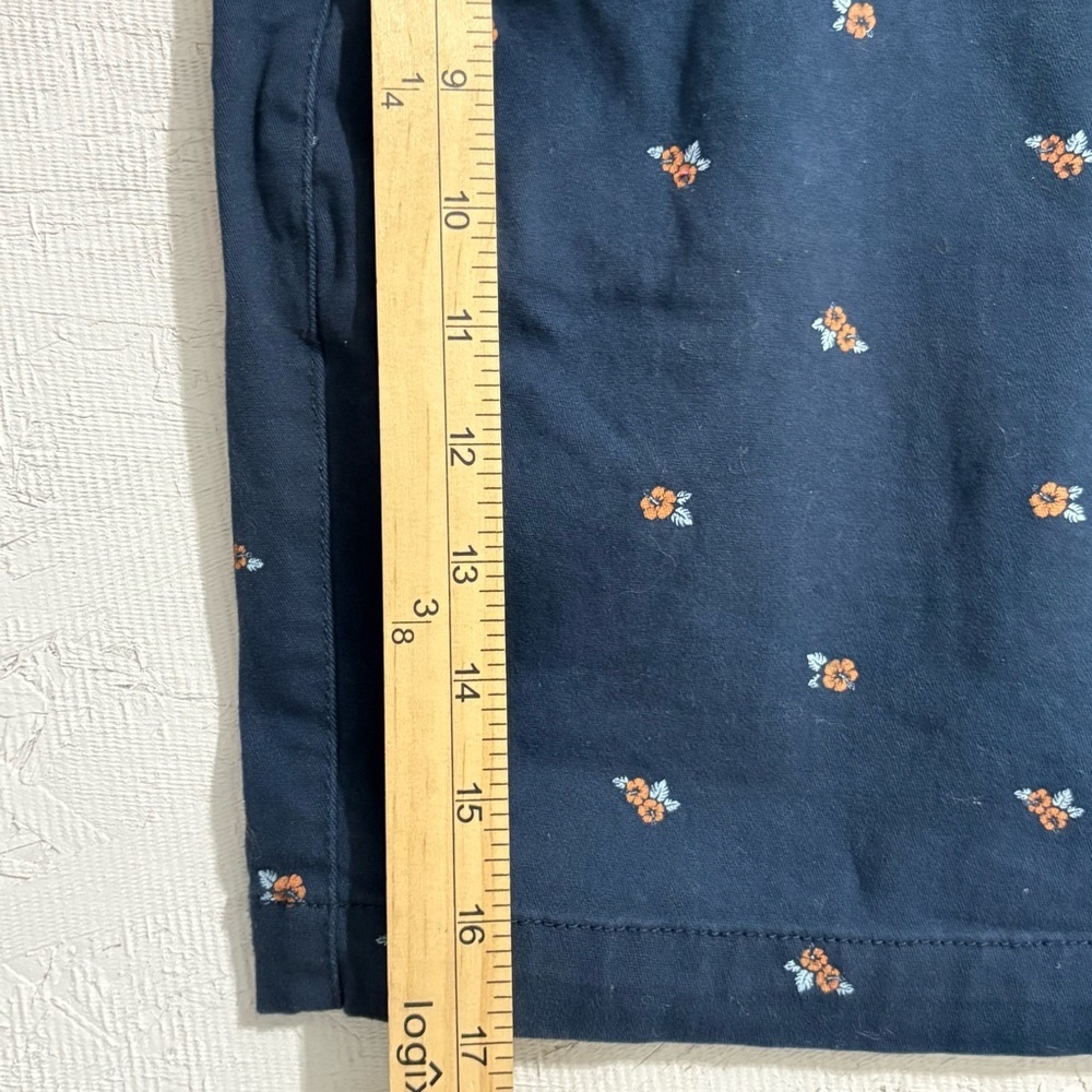 Weatherproof Vintage Men's Blue Patterned Shorts Hawaiian Flower Design Sz 36 - Picture 6 of 12